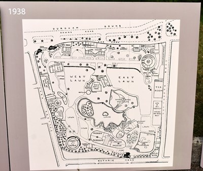 Lot 260 - FORMER BRISTOL ZOO GARDENS - 'MAPS THROUGH TIME' DISPLAYS