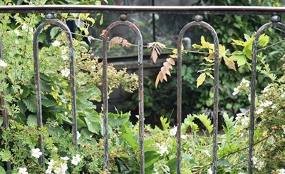 Lot 276 - FORMER BRISTOL ZOO GARDENS - VICTORIAN RAILINGS FROM ALONGSIDE THE BEAR PIT