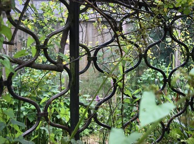 Lot 280 - FORMER BRISTOL ZOO GARDENS - ORIGINAL GORILLA HOUSE RAILINGS BRIDGE SECTIONS