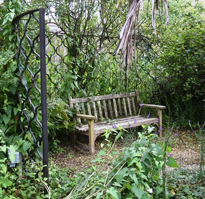 Lot 280 - FORMER BRISTOL ZOO GARDENS - ORIGINAL GORILLA HOUSE RAILINGS BRIDGE SECTIONS