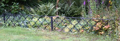 Lot 285 - FORMER BRISTOL ZOO GARDENS - ORIGINAL GORILLA HOUSE RAILINGS PANELS