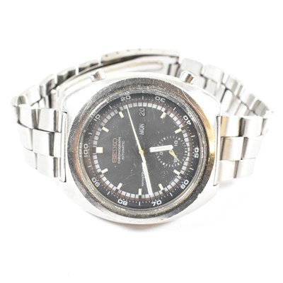 Lot 393 - VINTAGE SEIKO CHRONOGRAPH AUTOMATIC WRISTWATCH