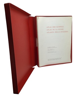 Lot 56 - IMHOF, EDUARD - 1965-78 ATLAS DER SCHWEIZ / ATLAS DE LA SUISSE / ATLANTE DELLA SVIZZERA