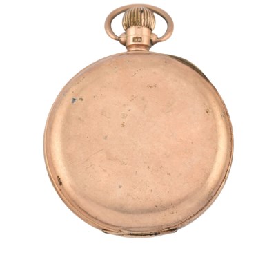 Lot 56 - HALLMARKED 9CT GOLD POCKET WATCH