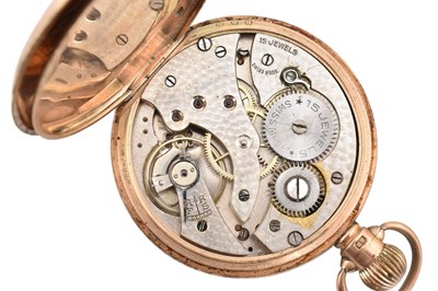 Lot 56 - HALLMARKED 9CT GOLD POCKET WATCH