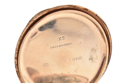 Lot 56 - HALLMARKED 9CT GOLD POCKET WATCH