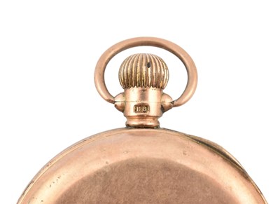 Lot 56 - HALLMARKED 9CT GOLD POCKET WATCH