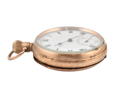 Lot 56 - HALLMARKED 9CT GOLD POCKET WATCH