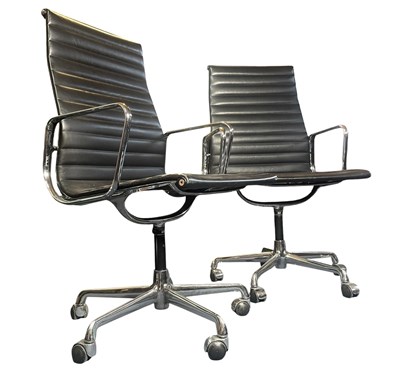 Lot 20 - EAMES FOR VITRA - MODEL EA 119 - PAIR OF DESIGNER DESK CHAIRS