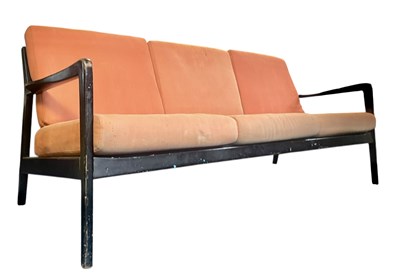 Lot 290 - MID 20TH CENTURY DANISH DESIGNER THREE-SEATER SOFA