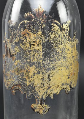 Lot 15 - EARLY 19TH CENTURY GLASS DECORATIVE APOTHECARY EXTRACT PERFUME BOTTLES