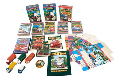 Lot 162 - DIECAST - COLLECTION OF CORGI STEADY EDDIE DIECAST & MERCHANDISE