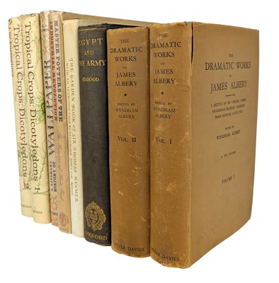 Lot 184 - COLLECTION OF 20TH CENTURY TITLES, INC. GARDENING, PLAYS, DESIGN ETC.