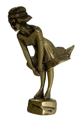 Lot 59 - EARLY 20TH CENTURY EMILE LEJEUNE BRASS CAR MASCOT