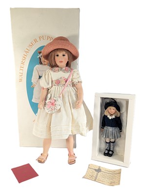 Lot 71 - DOLLS - x2 VINTAGE KISH & COMPANY AND VERA SCHOLZ ARTIST DOLLS