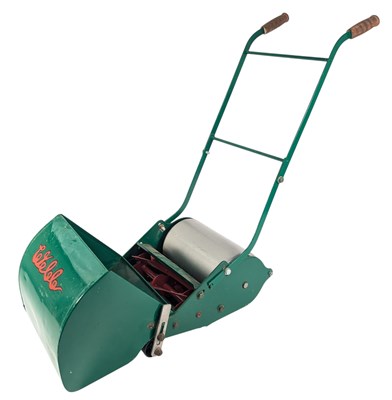Lot 37 - WEBB - VINTAGE METAL TOY PUSH ALONG LAWN MOWER