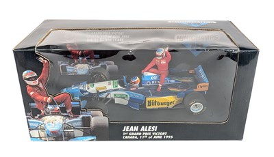 Lot 57 - DIECAST - MINICHAMPS 1/18 SCALE JEAN ALESI 1st GRAND PRIX MODEL