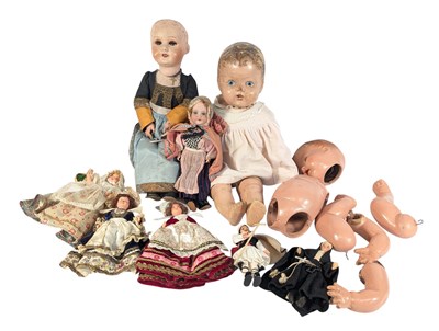 Lot 81 - DOLLS - COLLECTION OF 20TH CENTURY FRENCH/ GERMAN DOLLS