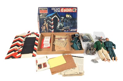 Lot 523 - ACTION MAN - PALITOY ESCAPE FROM COLDITZ SET & ACTION FIGURES