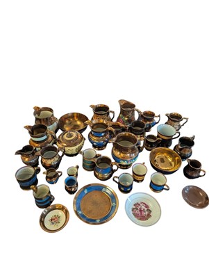 Lot 211 - COLLECTION OF VICTORIAN COPPER LUSTRE