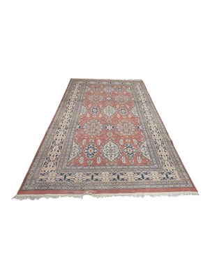 Lot 840 - LARGE EARLY 20TH CENTURY PERSIAN ISLAMIC AFGHAN FLOOR RUG