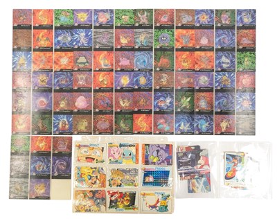 Lot 515 - POKEMON - BANDAI CARDDASS, TOPPS & ARTBOX LENTICULAR CARDS