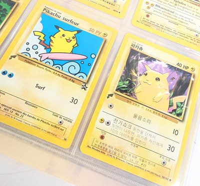 Lot 516 - POKEMON - 2000 COMPLETE PIKACHU WORLD COLLECTION TRADING CARDS