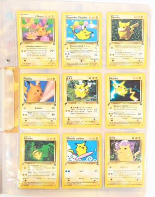 Lot 516 - POKEMON - 2000 COMPLETE PIKACHU WORLD COLLECTION TRADING CARDS