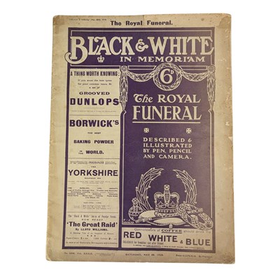 Lot 145 - THE ROYAL FUNERAL - 1910 BLACK & WHITE : IN MEMORIAM