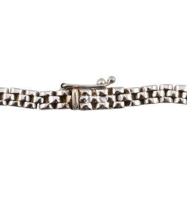 Lot 340 - 18CT GOLD RUBY & DIAMOND COLLAR NECKLACE