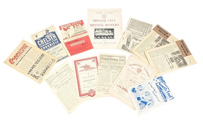 Lot 112 - FOOTBALL PROGRAMMES - COLLECTION OF VINTAGE PROGRAMMES
