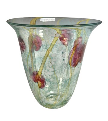 Lot 423 - SIDDY LANGLEY - LATER 20TH CENTURY STUDIO ART GLASS VASE