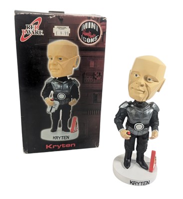 Lot 566 - RED DWARF - MINI ICONS HAND PAINTED KRYTEN BOBBLEHEAD