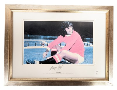 Lot 103 - FOOTBALL - GEORGE BEST - SIGNED LIMITED EDITION PRINT