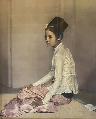 Lot 389 - SIR GERALD KELLY - The BURMESE PRINCESS - MID CENTURY PRINT