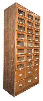 Lot 149 - MID CENTURY THIRTY-DRAWER HABERDASHERY CABINET