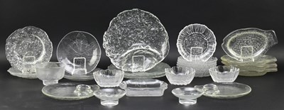 Lot 306 - KOSTA BODA, IITTALA ETC - COLLECTION OF SCANDINAVIAN STUDIO ART GLASS PLATES & PLATTERS