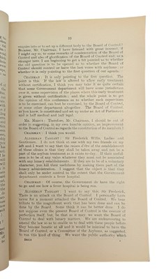 Lot 96 - PAMPHLET - 1922 LUNACY REFORM, REPORT OF THE PROCEEDINGS OF THE CONFERENCE