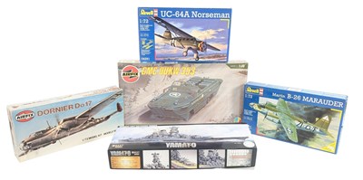 Lot 43 - MODEL KITS - x5 BOXED AIRFIX, REVELL, & FUJIMI MODEL KITS