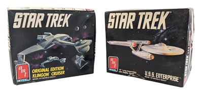 Lot 732 - MODEL KITS - X2 AMT / ERTL STAR TREK MODEL KITS