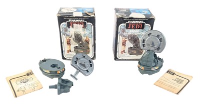Lot 546 - STAR WARS - x2 BOXED VINTAGE RADAR LASER CANNON MINIRIG SET