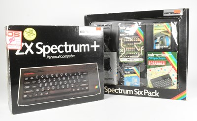 Lot 512 - RETRO GAMING - VINTAGE SINCLAIR ZX SPECTRUM+ SIX PACK SOFTWARE BUNDLE