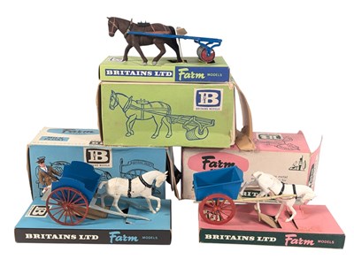 Lot 44 - BRITAINS - x3 BOXED FARM MODELS