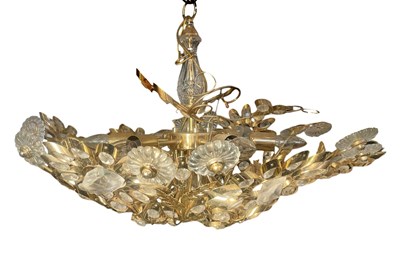 Lot 94 - GAETANO SCIOLARI FOR PALWA - 1960S GERMAN HOLLYWOOD REGENCY CHANDELIER