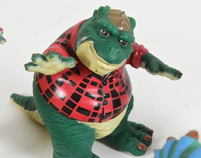 Lot 462 - THE SINCLAIR DINOSAUR SHOW - X5 VINTAGE DISNEY ACTION FIGURES