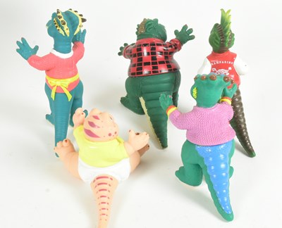 Lot 462 - THE SINCLAIR DINOSAUR SHOW - X5 VINTAGE DISNEY ACTION FIGURES