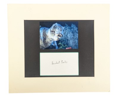 Lot 126 - JURASSIC PARK - MICHAEL CRICHTON (D.2008) - AUTOGRAPH