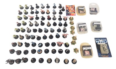Lot 551 - WARGAMING MINIATURES - DOCTOR WHO MICRO-UNIVERSE & OTHER MODELS