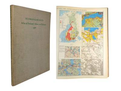 Lot 170 - SUOMEN KARTASTO - 1960 ATLAS OF FINLAND