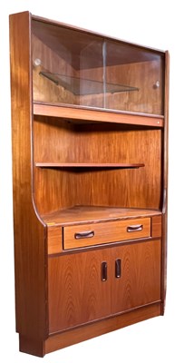 Lot 412 - G PLAN FURNITURE - FRESCO RANGE FREE-STANDING TEAK CORNER CABINET
